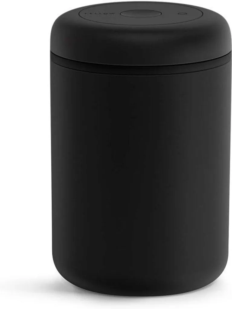 Récipient alimentaire noir mat 1,2L avec pompe à vide - Hermétique