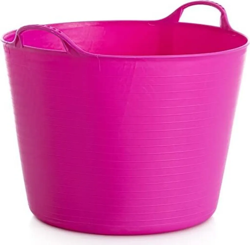 ADGO Panier de Jardin Flexible 42L Résistant 120kg Multi-usage Noir