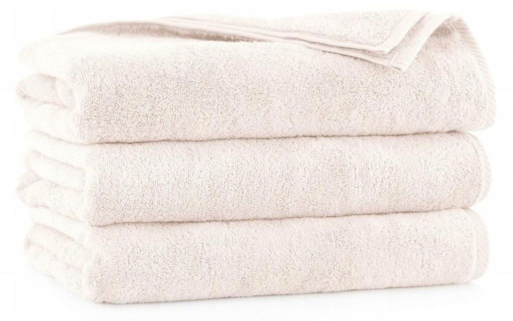 Handtuch - 100% Baumwolle - 500 g/m2 - 100x150 cm - Extra Saugfähig - Creme - hohe Grammatur - KIWI2
