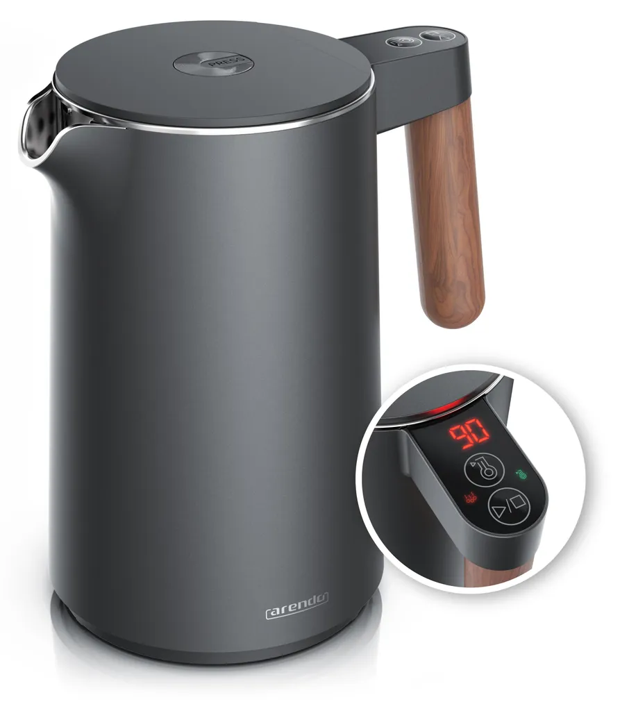 Bouilloire 1,5L Sans BPA Idéale pour Thé et Café à Température Précise