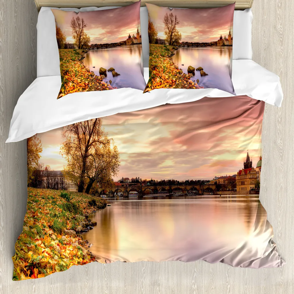 Viaggia restando a letto: Copripiumino Praga 155x220 ABAKUHAUS