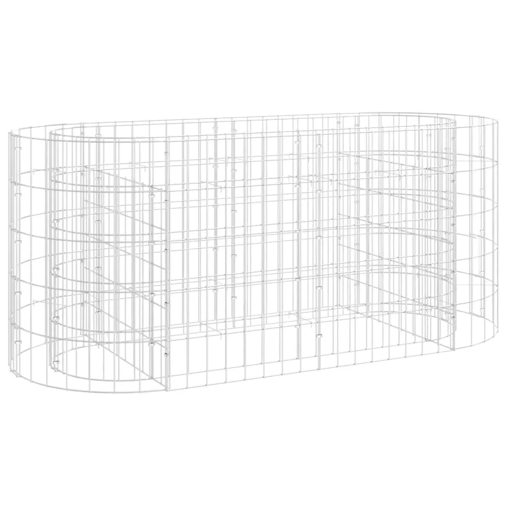 Gabion en fer galvanisé anticorrosion 120 cm - Structure renforcée