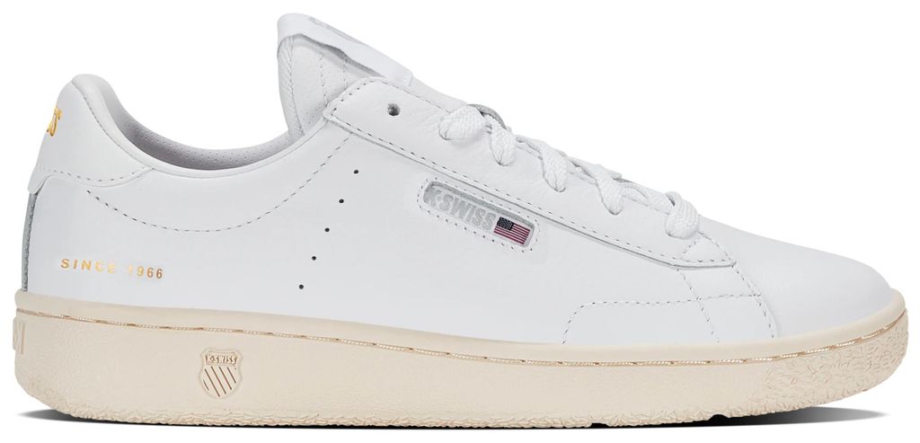 K-Swiss 08911-135-M heren sneakers, wit – geschikt voor Productafbeelding 