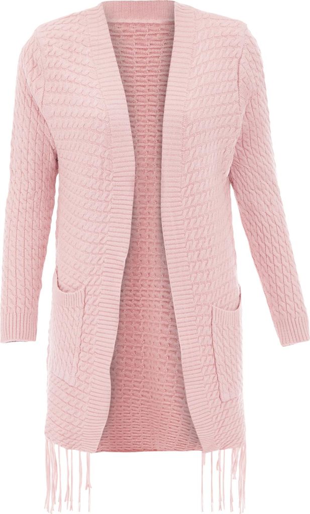aleida damen cardigan - rosa; XS/S