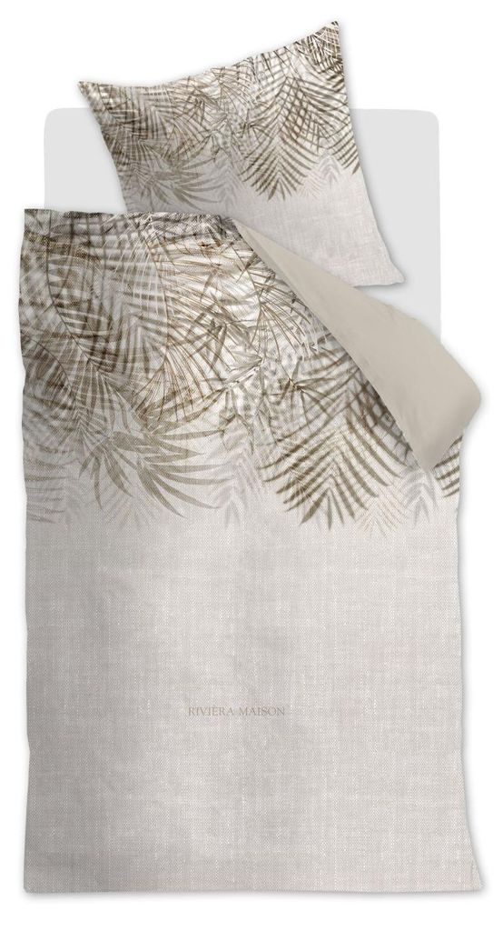 Rivièra Maison Bettwäsche DE RM Palm Shade Natural 155x220 Natur