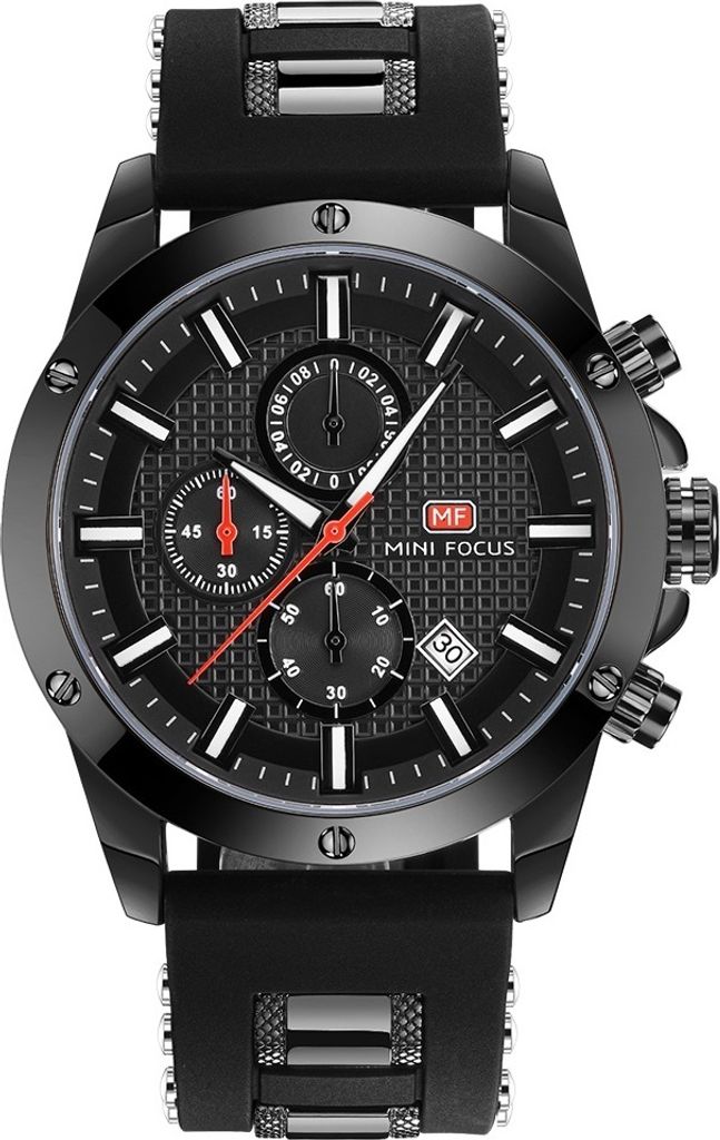 Mini Focus LU-23867 Uhr - Stilvolle Herrenuhr in Schwarz Produktbild 