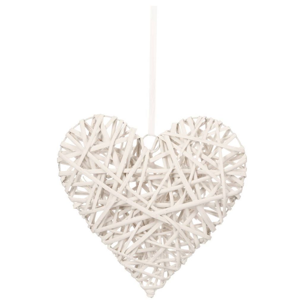 Wanddeko "Herz" - Weide - 30x30 cm - Atmosphera créateur Produktbild 2