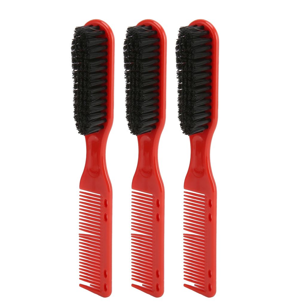 3-teilige doppelköpfige Styling-Haarbürste für Männer mit Bart, multifunktionaler Doppelend-Styling-Bürste