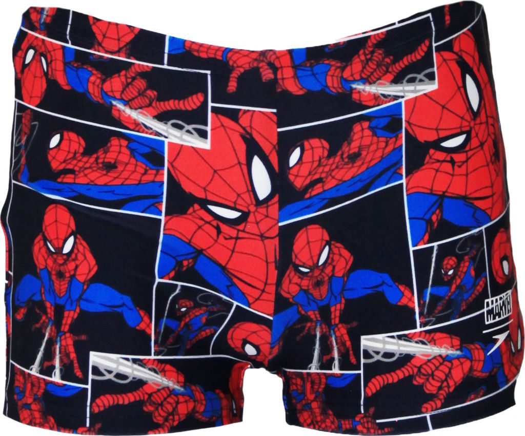 Spider-Man - "Speedo" Badeshorts für Jungen 1416 (92) (Marineblau/Rot)