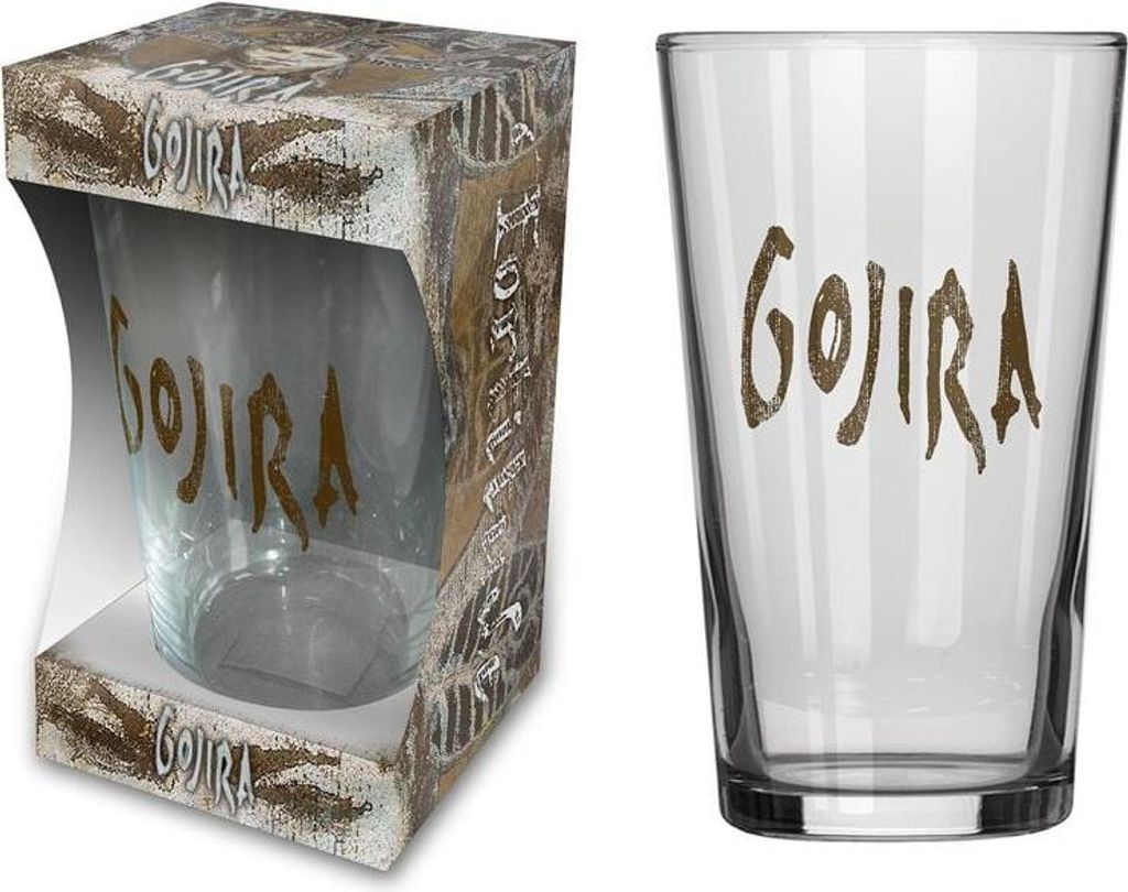 Gojira Bierglas Fortitude klar Band-Merch, Bands, Geschenke Glas Standard