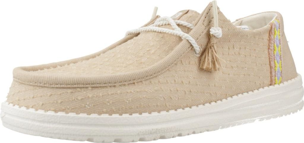 HEY DUDE WENDY PERF CANVAS IRISH Beige