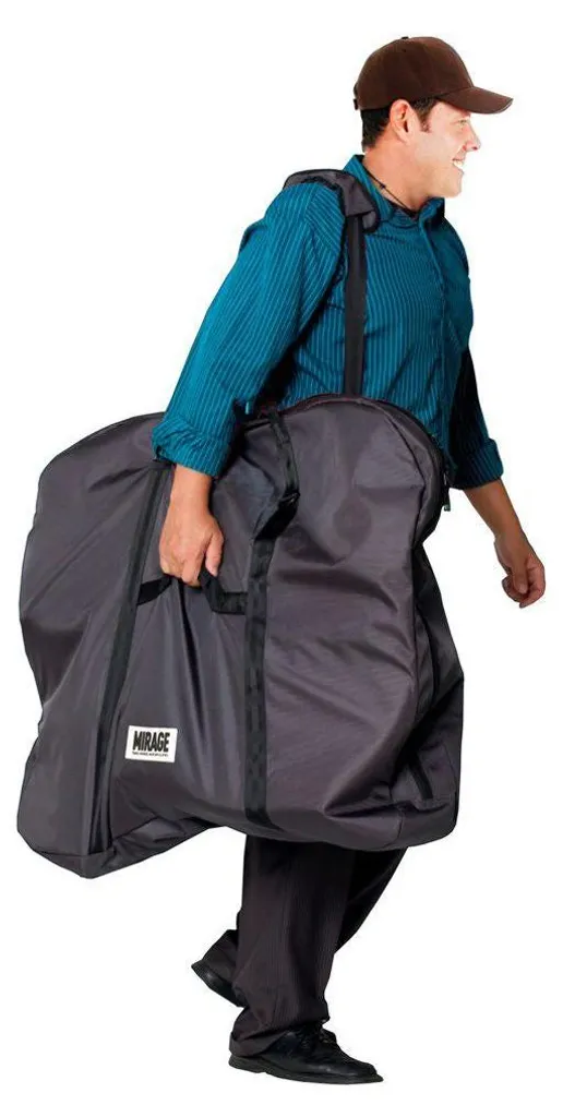 Sac à roues rabattable Mirage Bag 16 20 Noir - Bagage cabine robuste
