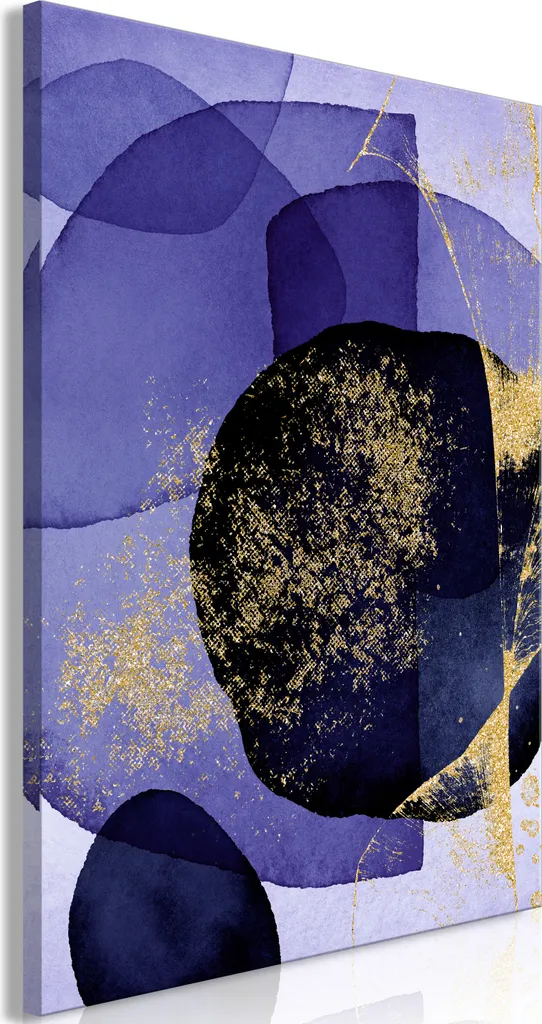 Quadro Moderno UVgel Caleidoscopio Viola 80x120 - High Tech Canvas