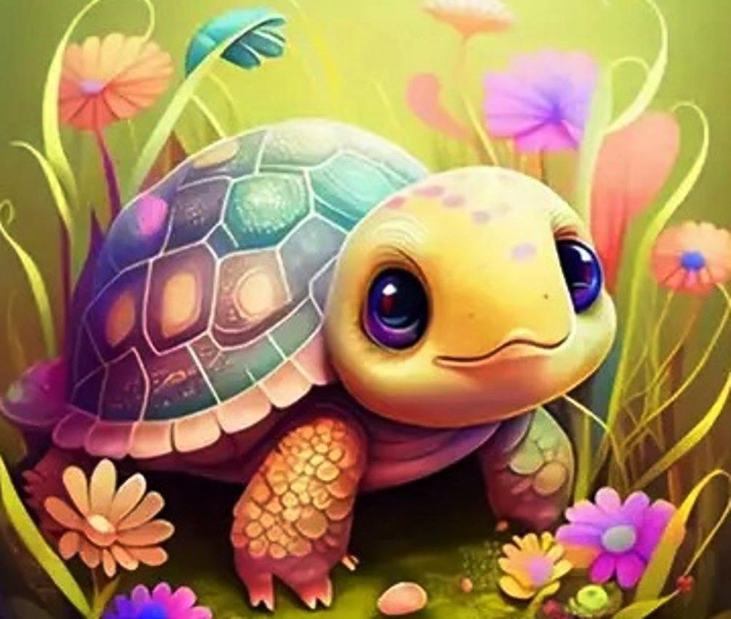 Diamond Painting Vollbild 30x40 mit runden Steinen