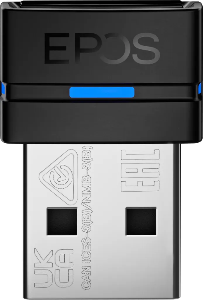 Adaptateur USB Bluetooth Epos Btd 800 Noir - Dongle PC pour Casques - 3