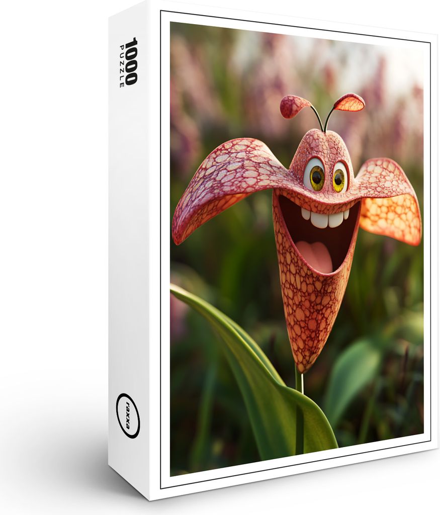 raxxa Premium-Puzzle "Frauenschuh", 1000 Teile