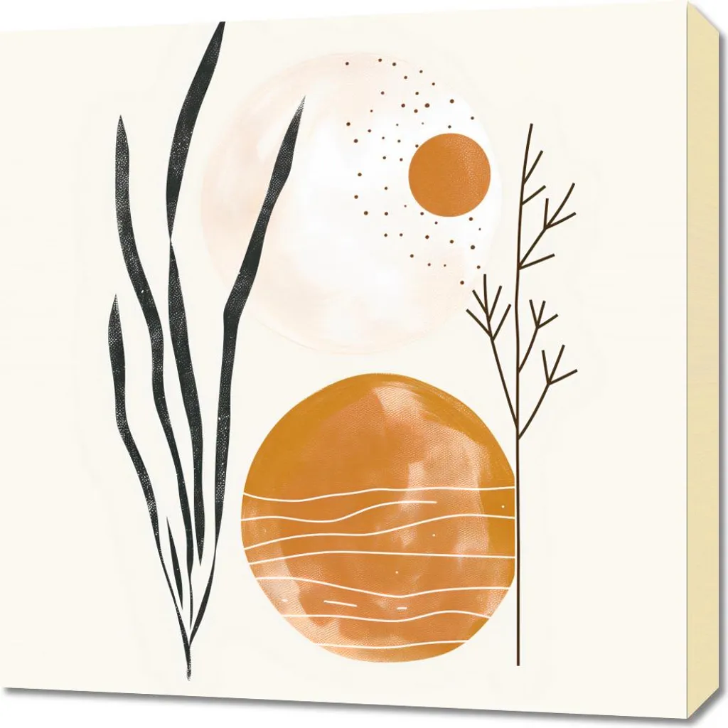 Décoration Murale Image 60 x 60 cm Blitz - Cadre Carré Design Moderne