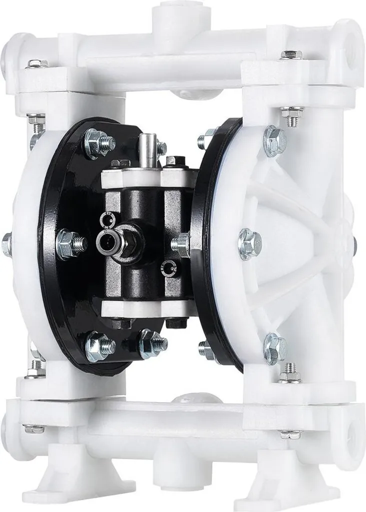 Pompe à double membrane 16,66 LPM robuste en polypropylène pour kérosène