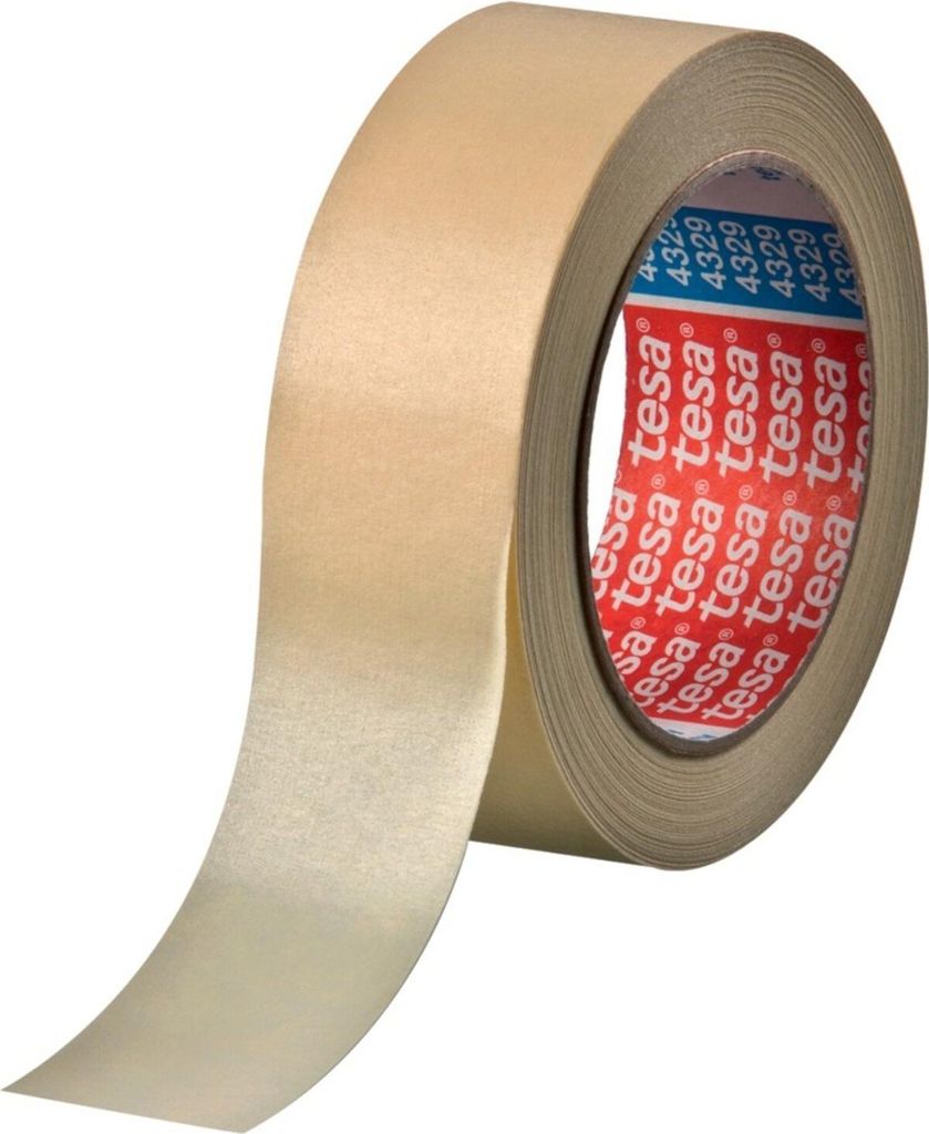 tesa Maler Krepp 4329 Papierabdeckband, 30 mm x 50 m, Menge: 1