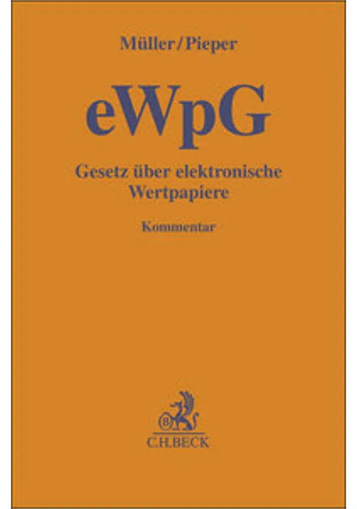 Maîtriser la Loi eWpG : Sécurisez vos Titres Électroniques en Allemagne