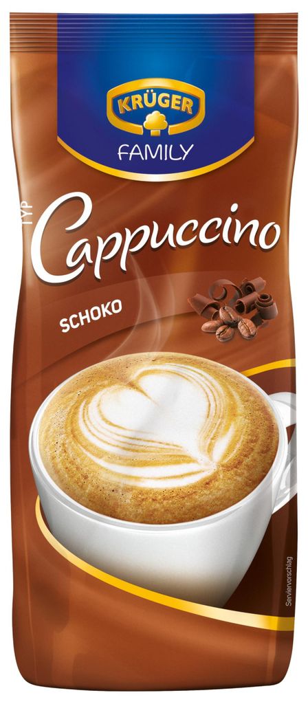 Krüger Family Cappuccino Schoko | 500-g-Beutel Produktbild 