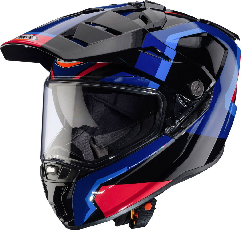 CABERG TANAMI SCRAM Integralhelm S in blau/rot/schwarz