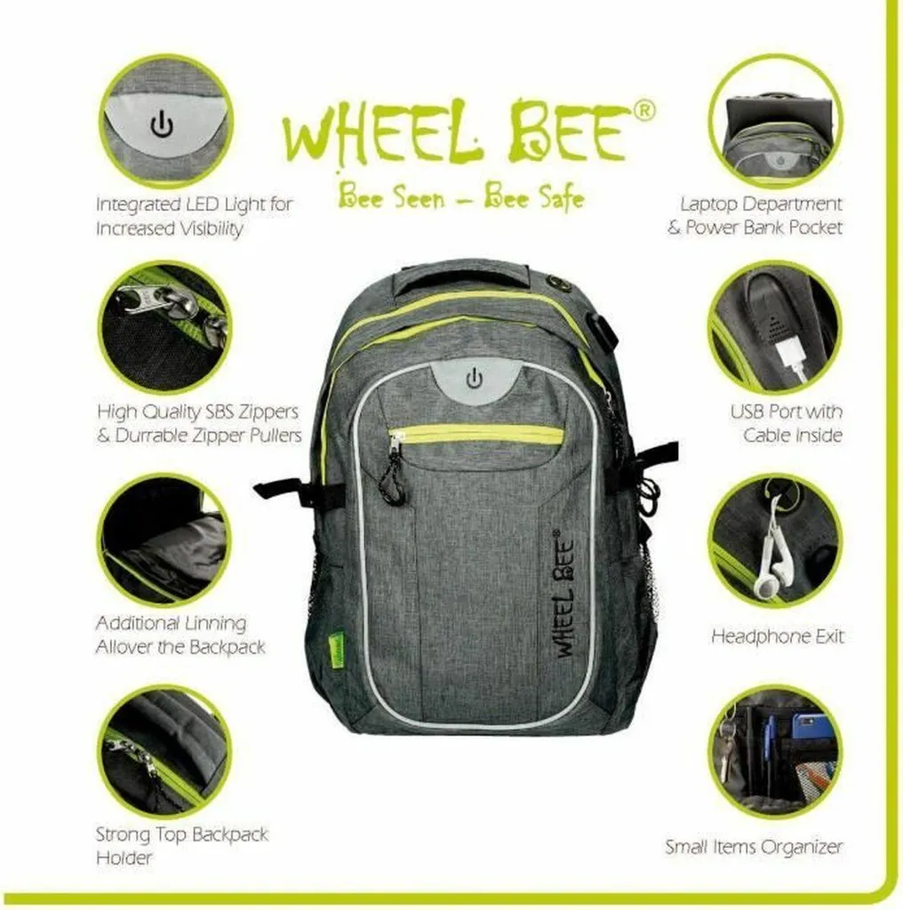 Sac à dos Schildkröt Gris ergonomique avec sangles réglables confort - 3