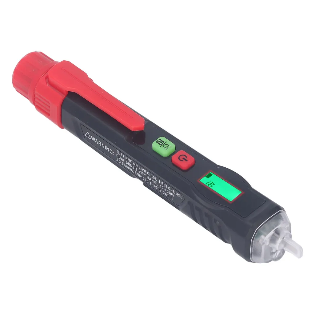Tester di Tensione Senza Contatto 12V-1000V - Penna Cercafase Casa