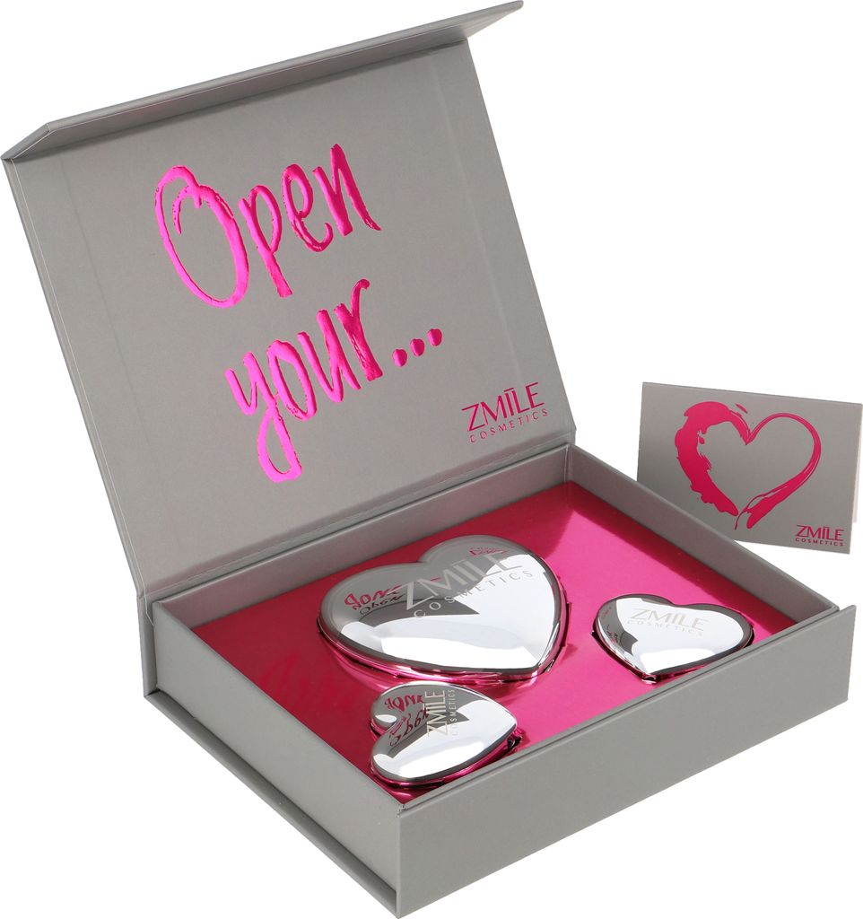 ZMILE COSMETICS Kosmetik-Set "Sweethearts" Orchid Love - Geschenk von Herzen, 3-tlg.