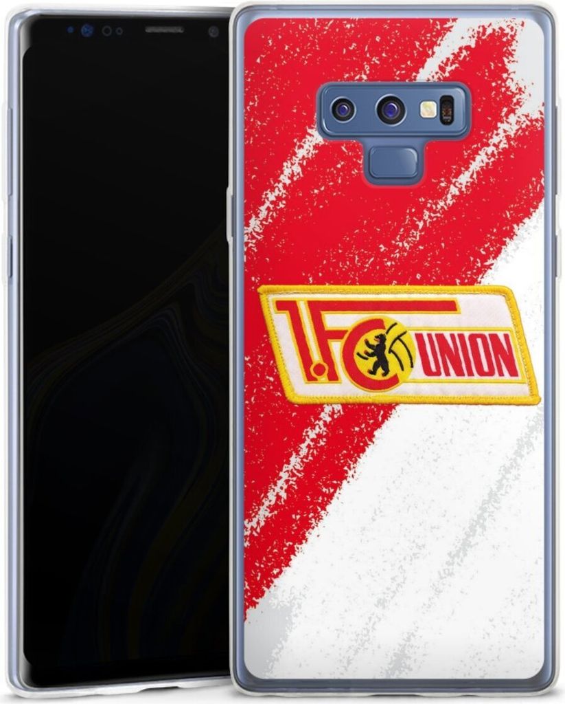 DeinDesign Slim Hülle für Samsung Galaxy Note 9 Silikon Case Ultra Dünn Handyhülle 1. FC Union Berlin Logo Offizielles Lizenzprodukt