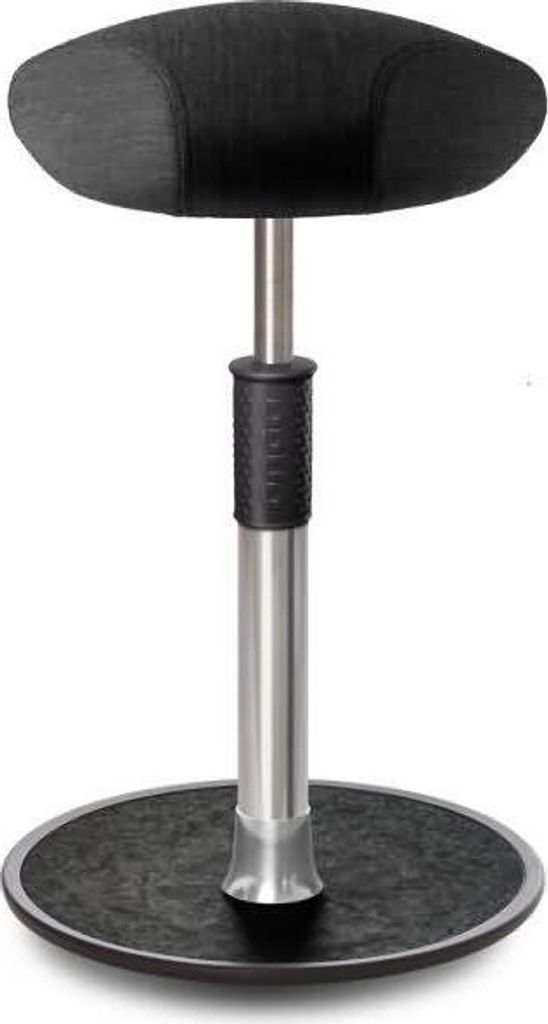 Sitz- Stehhocker Free Tall Triangel kvadrat Remix Anthrazit Chrom /schwarz.