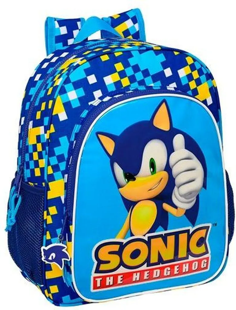 Sonic Speed zaino scuola 32 x 38 x 12 cm Blu
