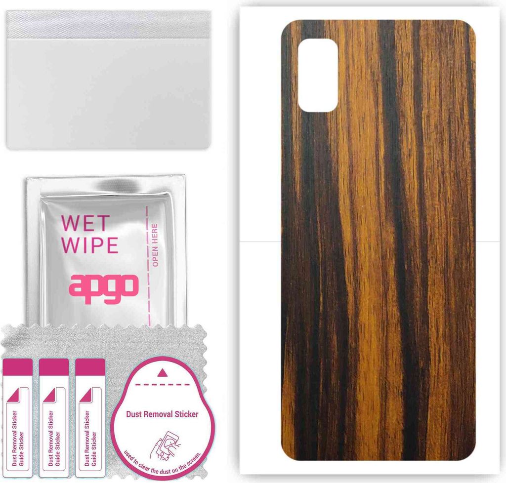 apgo Rückseite Schutzfolie, Skin, kompatibel mit ZTE Optus X Delight, Hinten Displayschutzfolie aus Vinylfolie, kratzfest, einfache Montage - Tige...
