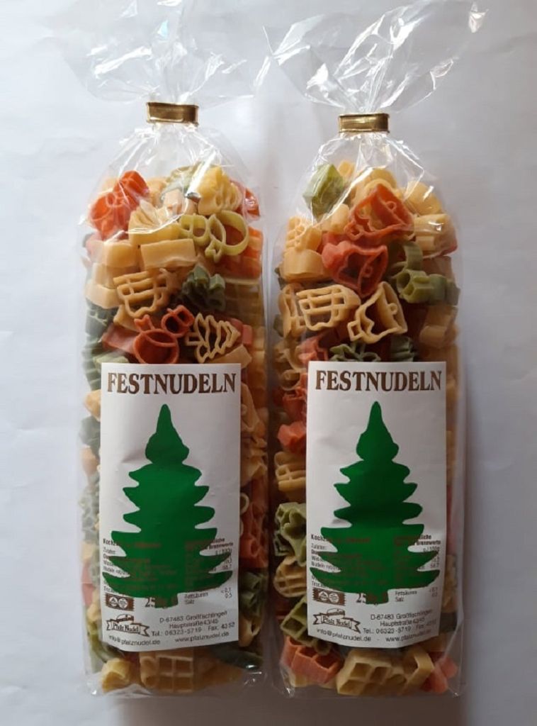 Streuteile Weihnachten aus Nudelteig, 2X 250 g, Fest Produktbild 