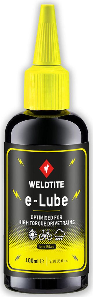 Weldtite E-Lube Kettenöl 100 ml für nasse und trockene Bedingungen