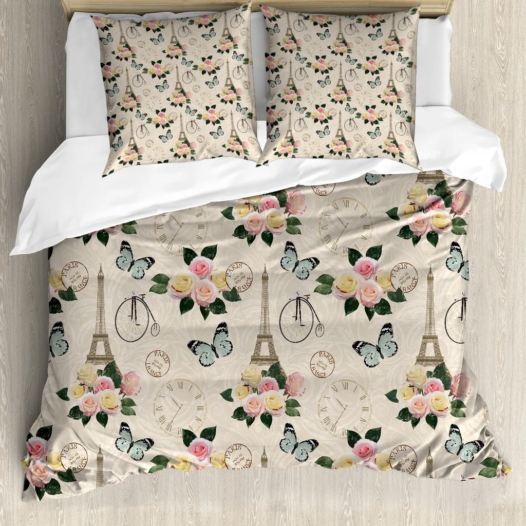 Set Copripiumino ABAKUHAUS: Comfort Rosa per la Famiglia