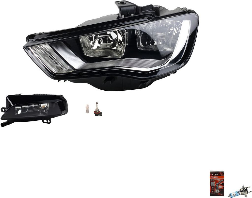 Scheinwerfer + Osram Night Breaker Laser passend für Audi A3 8V ab 04/2012-5 Li 8V0941003 8V0941699D Johns