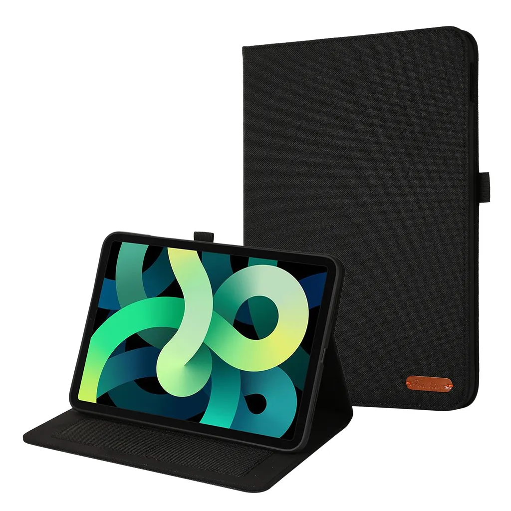 Cover per Apple Ipad 2022 10.9 Tablet Sleeve Slim con funzione Stand e funzione Auto Sleep/Wake Nero