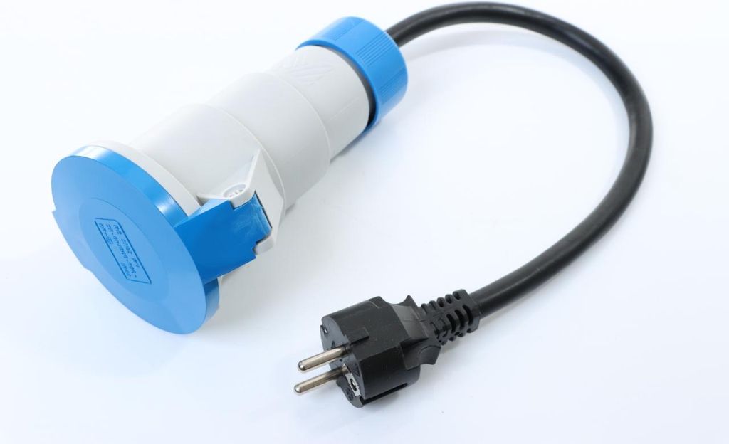 Elmag ELMAG Übergangskabel von Kupplung 230V CEE 32Amp. auf Stecker 230 V CEE 16 Amp. Schuko