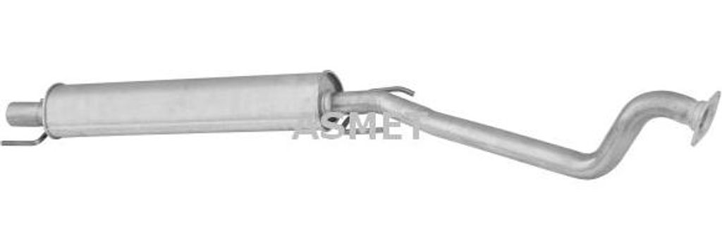 ASMET 5118 Vorschalldämpfer OE 5852110 kompatibel mit Astra G