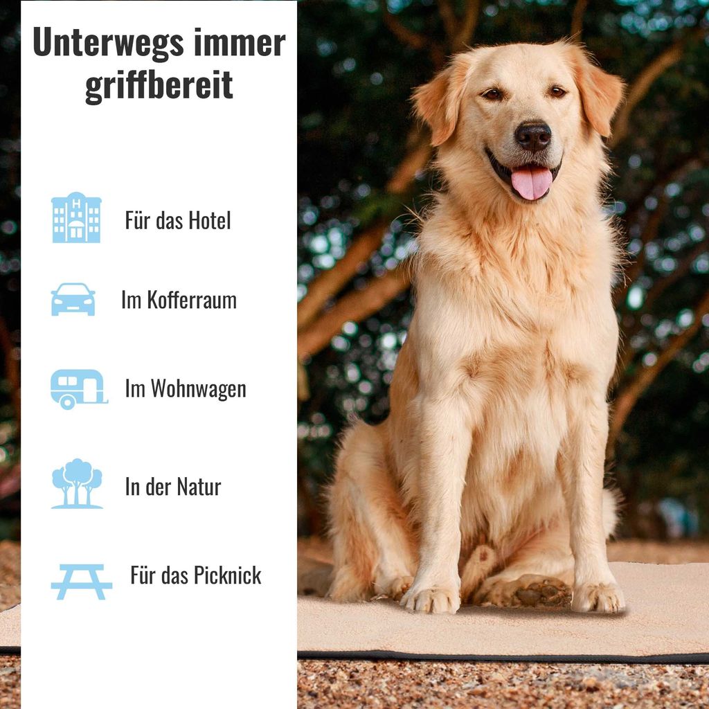 Reisedecke für Hunde, Hundedecke mit weichem Produktbild 3