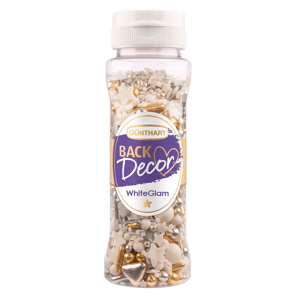 BackDecor Premium Streuselmix White Glam, 100 g