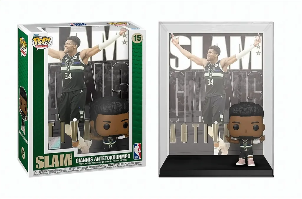 Décoration Fan NBA Giannis Antetokounmpo Pop Cover Milwaukee Bucks