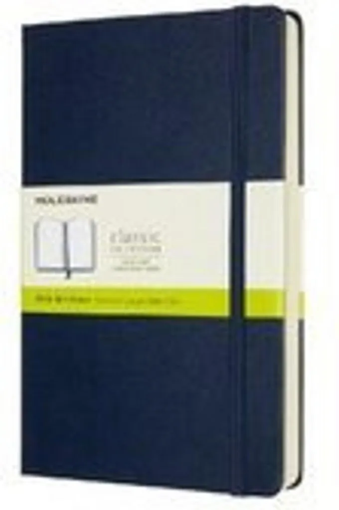 Moleskine Carnet de notes Étendu Large A5 Blanko Hardcover Bleu Saphir
