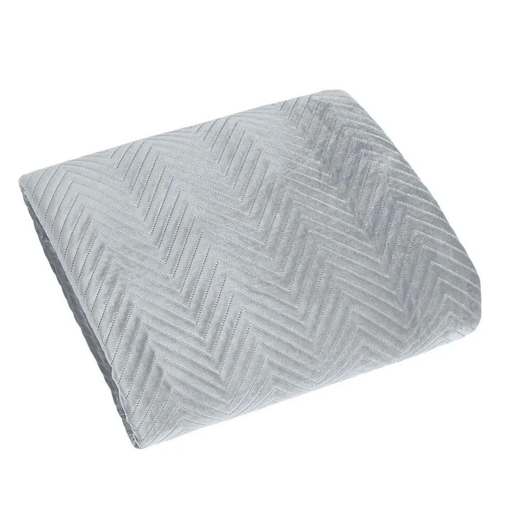 Copriletto Argento SOFIA 200x220 per Letto Matrimoniale - Trapuntato