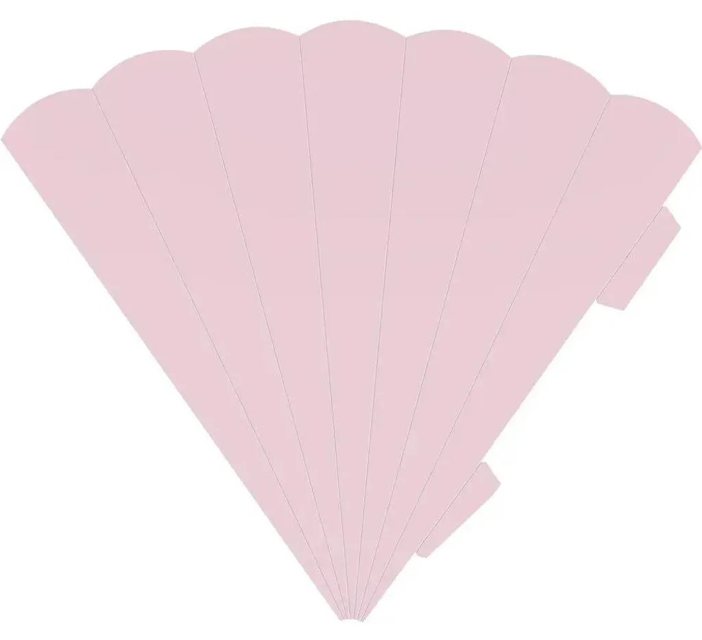 Schultüte Heyda Rose 41cm Forme Hexagonale en Carton Rigide Qualité