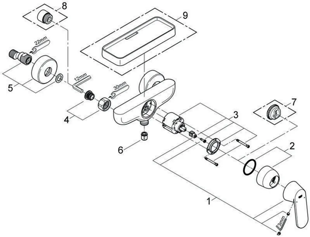 Miscelatore Grohe Eurosmart 33555002 - Sicuro e Facile per Bambini - 4