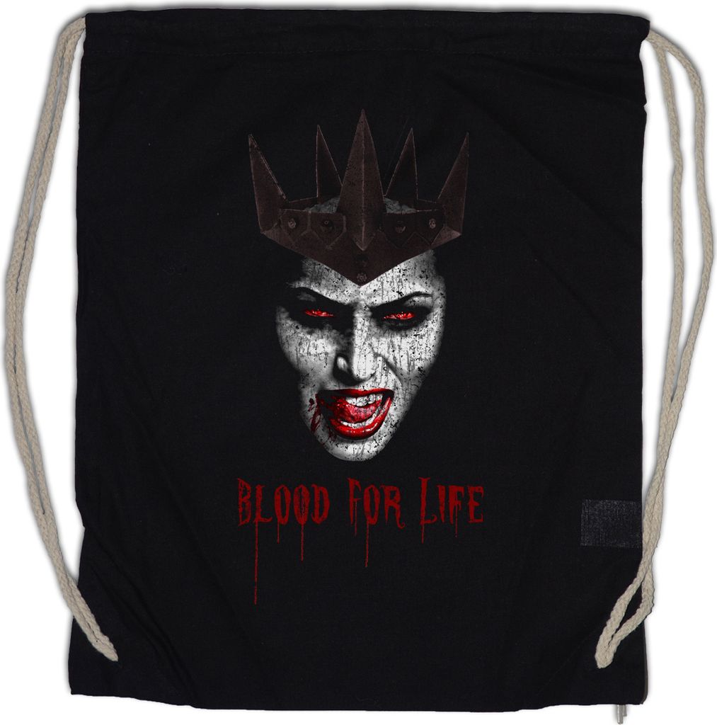 Urban Backwoods Vampire Blood For Life, Turnbeutel, Farbe: Schwarz