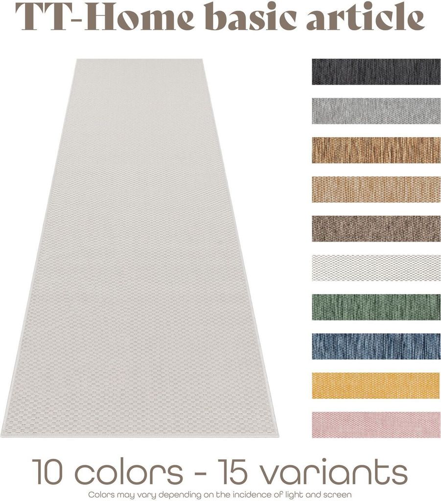 TT Home Teppich Für Outdoor Küchenteppich Balkon Terrasse Produktbild 2