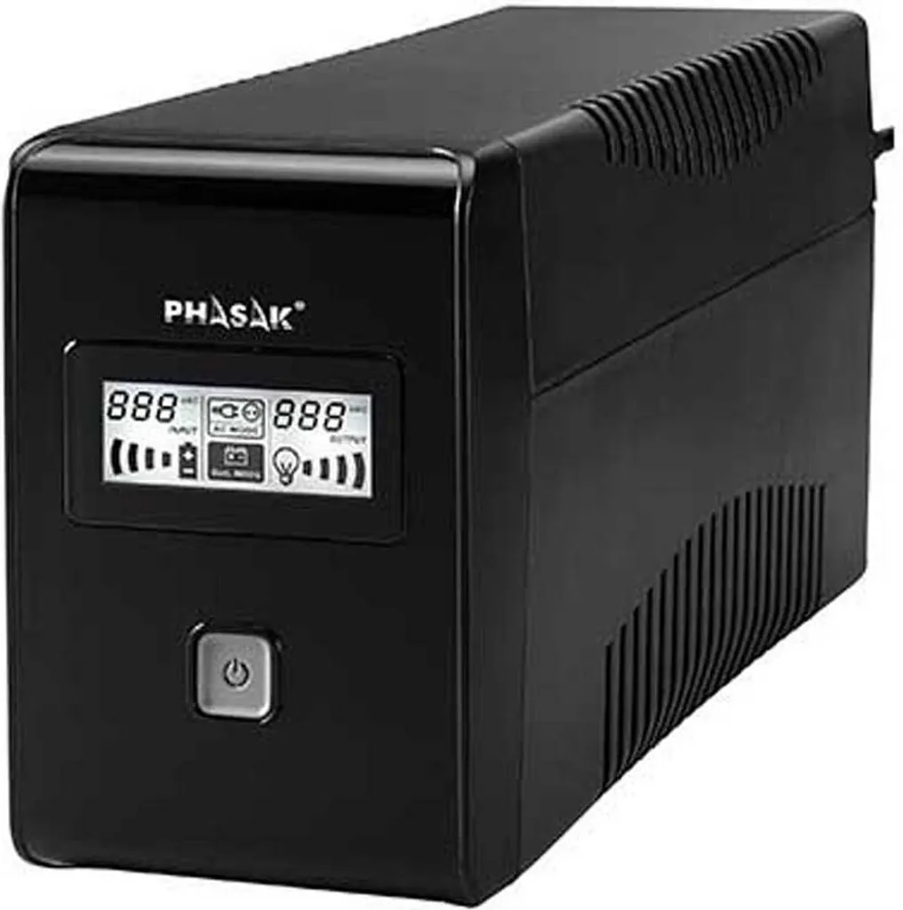 Onduleur de secours Phasak 850 VA pour la protection du télétravail